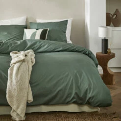 Cinderella Dekbedovertrek Weekend - Katoen - 260x200/220 Cm - Green -NL Beddengoed Verkoop 2024 1000035130 0101