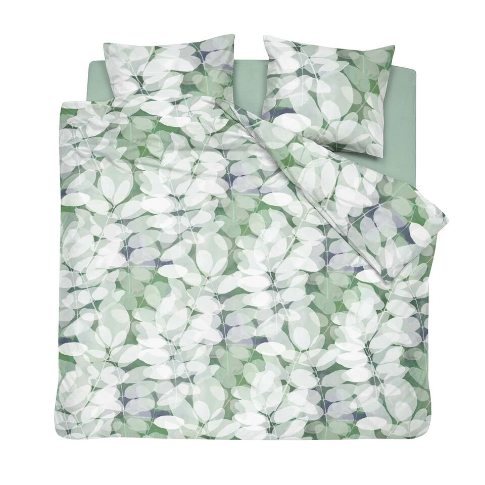 Cinderella Dekbedovertrek Levy - Satijn - 200x200/220 Cm - Green 3 Cinderella Dekbedovertrek Levy - Satijn - 200x200/220 Cm - Green