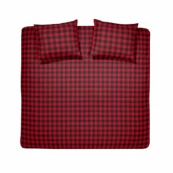 Damai Dekbedovertrek Flanel - 260 X 200/220cm - Rood