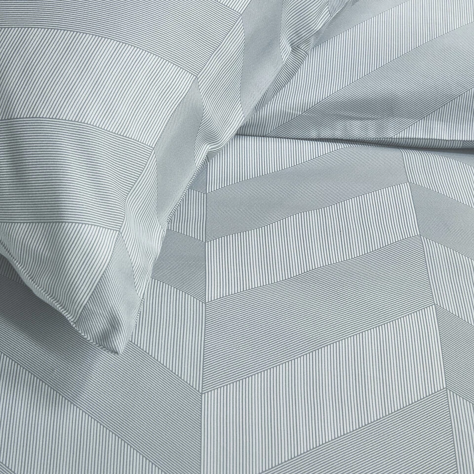 Damai Dekbedovertrek Atomy - Satijn - 140x200/220 Cm - Glacier 6 Damai Dekbedovertrek Atomy - Satijn - 140x200/220 Cm - Glacier - Afbeelding 4