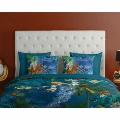 Good Morning Dekbedovertrek "Samantha" - Petrol - (240x220 Cm) -NL Beddengoed Verkoop 2024 1000035749 0110