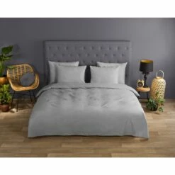 Good Morning Dekbedovertrek "Uni L.Grey" - Grijs - (240x220 Cm) -NL Beddengoed Verkoop 2024 1000035753 0111