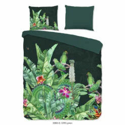 Good Morning Dekbedovertrek "Cato" - Groen - (240x220 Cm)