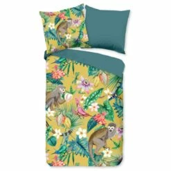 Good Morning Dekbedovertrek "Meet" - Oker - (240x220 Cm) -NL Beddengoed Verkoop 2024 1000035878 0101