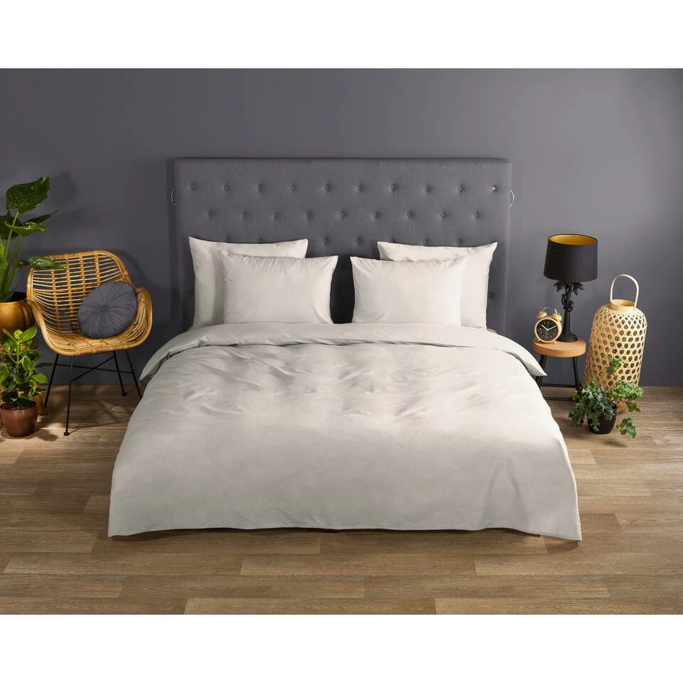 Good Morning Dekbedovertrek "uni L.sand" - Zand - (240x220 Cm) 4 Good Morning Dekbedovertrek "uni L.sand" - Zand - (240x220 Cm) - Afbeelding 2