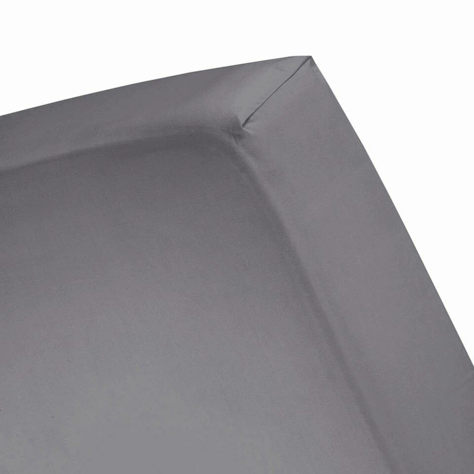 Cinderella Hoeslaken - Tot 25cm Matrasdikte - Jersey - 80/90x200 Cm - Antraciet 3 Cinderella Hoeslaken - Tot 25cm Matrasdikte - Jersey - 80/90x200 Cm - Antraciet