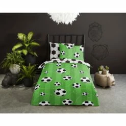 Good Morning Dekbedovertrek "Soccer" - Groen - (100x135 Cm) 6 Good Morning Dekbedovertrek "Soccer" - Groen - (100x135 Cm) -NL Beddengoed Verkoop 2024 1000040623 0101