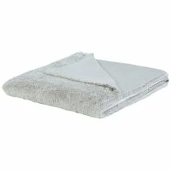 Beliani Sprei GELIK - Grijs Polyester