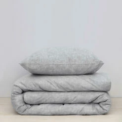 Damai Dekbedovertrek Ebba - Biologisch Katoen - 260x200/220 Cm - Grey -NL Beddengoed Verkoop 2024 1000041527 0101