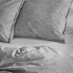 Damai Dekbedovertrek Ebba - Biologisch Katoen - 260x200/220 Cm - Grey -NL Beddengoed Verkoop 2024 1000041527 0103