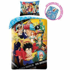 One Piece Dekbedovertrek New Adventures - Eenpersoons - 140 X 200 Cm - Katoen -NL Beddengoed Verkoop 2024 1000044579 0103