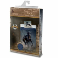 Animal Pictures Dekbedovertrek Zwart Paard - 140 X 200 Cm - Katoen -NL Beddengoed Verkoop 2024 1000044586 0102