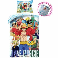 One Piece Dekbedovertrek Monkey - Eenpersoons - 140 X 200 Cm - Katoen -NL Beddengoed Verkoop 2024 1000044588 0103