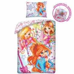 Winx Club Dekbedovertrek Bloom- Eenpersoons - 140 X 200 Cm - Katoen -NL Beddengoed Verkoop 2024 1000044602 0102