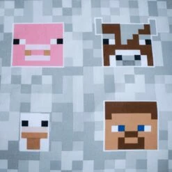 Minecraft Dekbedovertrek Adventure - Eenpersoons - 140 X 200 Cm - Katoen -NL Beddengoed Verkoop 2024 1000044609 0103