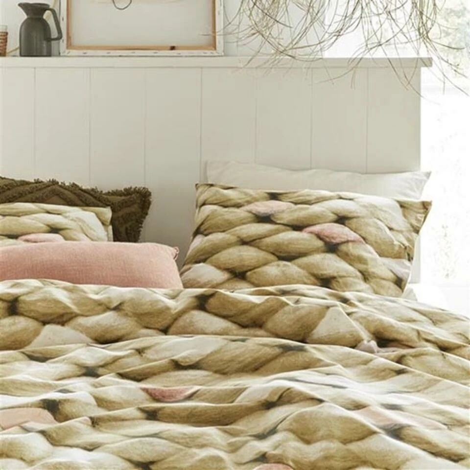 Ariadne At Home Dekbedovertrek Big Oker-Lits-jumeaux (240 X 200/220 Cm) 5 Ariadne At Home Dekbedovertrek Big Oker-Lits-jumeaux (240 X 200/220 Cm) - Afbeelding 3