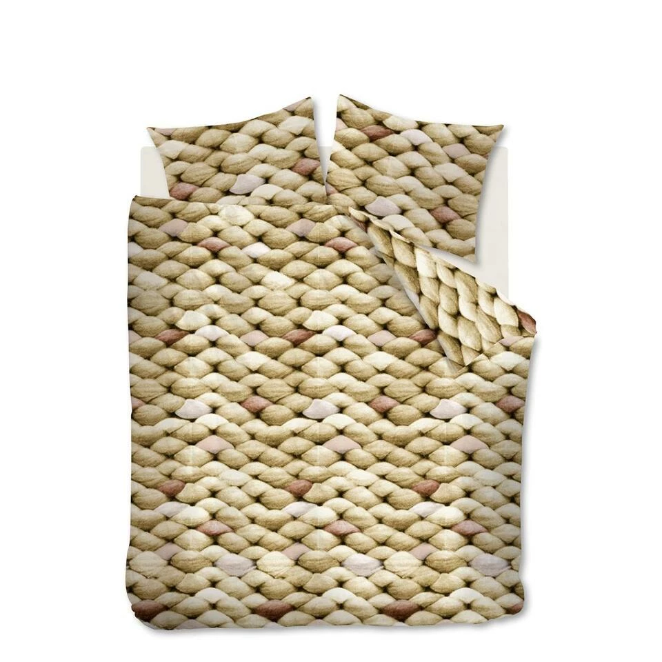 Ariadne At Home Dekbedovertrek Big Oker-Lits-jumeaux (240 X 200/220 Cm) 3 Ariadne At Home Dekbedovertrek Big Oker-Lits-jumeaux (240 X 200/220 Cm)