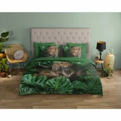 Good Morning Dekbedovertrek "Youri" - Groen - (240x220 Cm) -NL Beddengoed Verkoop 2024 1000045503 0101