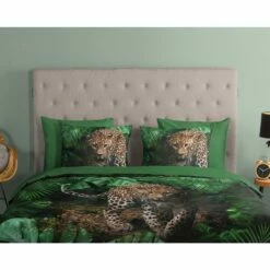 Good Morning Dekbedovertrek "Youri" - Groen - (240x220 Cm) -NL Beddengoed Verkoop 2024 1000045503 0111