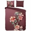 Good Morning Dekbedovertrek "Yuko" - Bordeaux - (240x220 Cm) -NL Beddengoed Verkoop 2024 1000045513