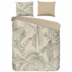 Good Morning Dekbedovertrek "Sym" - Zand - (240x220 Cm)