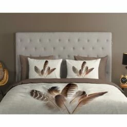 Good Morning Dekbedovertrek "Veer" - Zand - (240x220 Cm) -NL Beddengoed Verkoop 2024 1000045520 0110