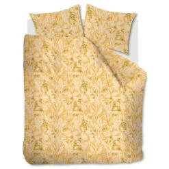 Ariadne At Home Dekbedovertrek Botanical Okergeel-2-persoons (200 X 200/220 Cm)