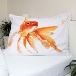 Animal Pictures Dekbedovertrek, Goudvis - Eenpersoons - 140 X 200 Cm - Katoen -NL Beddengoed Verkoop 2024 1000053401 0103