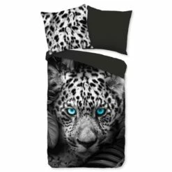 Pure Dekbedovertrek "Blue Eyes" - Antraciet - (140x220 Cm) -NL Beddengoed Verkoop 2024 1000054796 0102