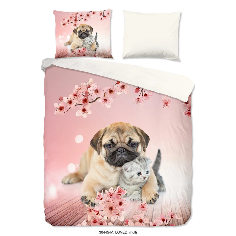 Pure Dekbedovertrek "Loved" - Multi - (240x220 Cm) 3 Pure Dekbedovertrek "Loved" - Multi - (240x220 Cm)