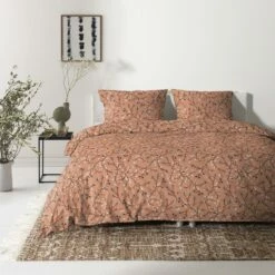 Cinderella Merel - Dekbedovertrek - Katoen - 240x200/220 Cm - Terra Rose -NL Beddengoed Verkoop 2024 1000055094 0101