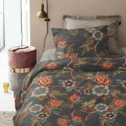 Cinderella Melanie - Dekbedovertrek - Katoen - 240x200/220 Cm - Anthracite -NL Beddengoed Verkoop 2024 1000055114 0103