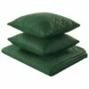 Beliani Sprei BABAK - Groen Polyester