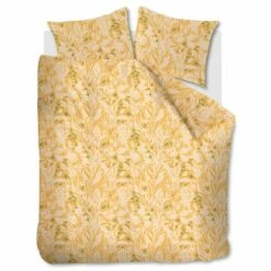Ariadne At Home Dekbedovertrek Botanical Okergeel-Lits-jumeaux (240 X 200/220...