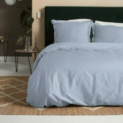 Cinderella Sundays - Dekbedovertrek - Satijn - 240x200/220 Cm - Soft Blue -NL Beddengoed Verkoop 2024 1000059432 0101