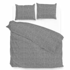 Zo! Home Zo Home Dekbedovertrek Dark Grey-2-persoons (200 X 200/220 Cm)