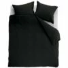 Ambiante Dekbedovertrek Uni Cotton Black-1-persoons (140 X 200/220 Cm) -NL Beddengoed Verkoop 2024 1000061204