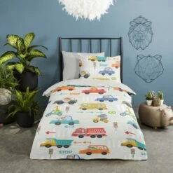 Good Morning Dekbedovertrek "Trafic" - Multi - (100x135 Cm) 7 Good Morning Dekbedovertrek "Trafic" - Multi - (100x135 Cm) -NL Beddengoed Verkoop 2024 1000061715 0101