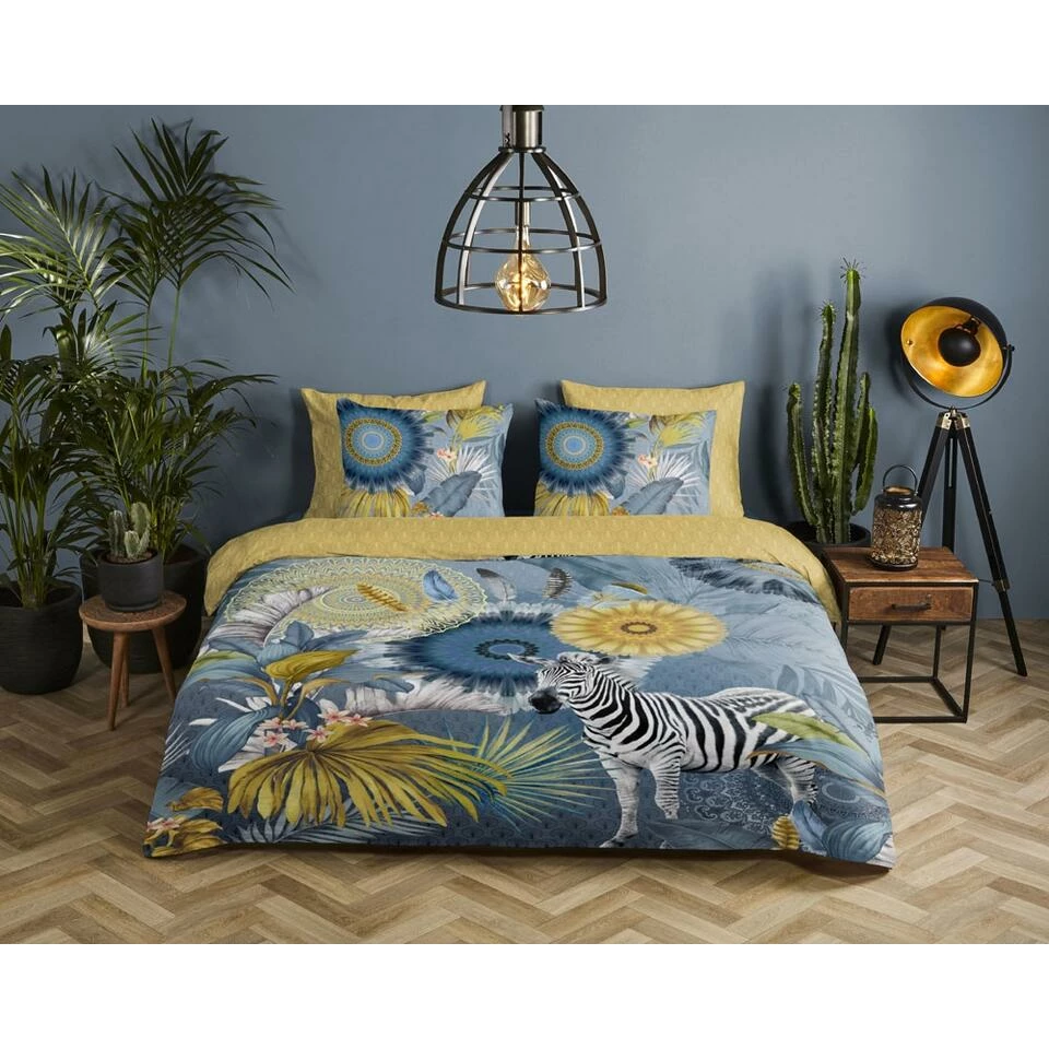 HIP Dekbedovertrek "Laska" - Blauw - (240x220 Cm) 5 HIP Dekbedovertrek "Laska" - Blauw - (240x220 Cm) - Afbeelding 3