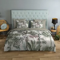 Good Morning Dekbedovertrek "Irene" - Groen - (200x220 Cm) -NL Beddengoed Verkoop 2024 1000063268 0101