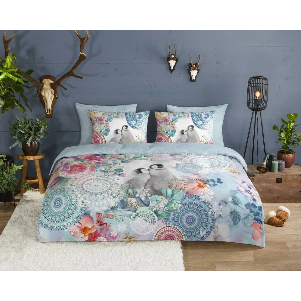 HIP Dekbedovertrek "Rachna" - Multi - (140x220 Cm) 4 HIP Dekbedovertrek "Rachna" - Multi - (140x220 Cm) - Afbeelding 2