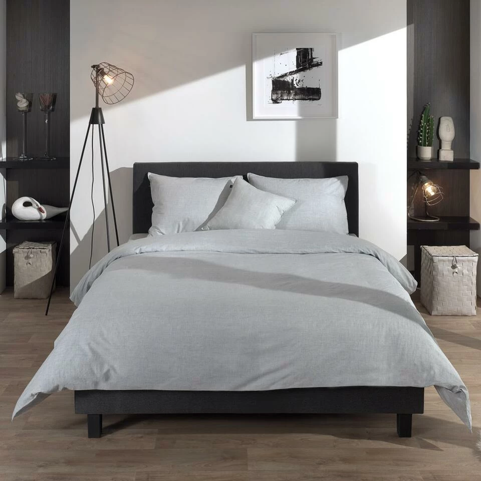 Zo! Home Zo Home Dekbedovertrek Dove Grey-Lits-jumeaux (240 X 200/220 Cm) 6 Zo! Home Zo Home Dekbedovertrek Dove Grey-Lits-jumeaux (240 X 200/220 Cm) - Afbeelding 4