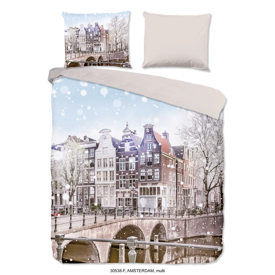 Good Morning Dekbedovertrek "Amsterdam" - Multi - (200x220 Cm) 3 Good Morning Dekbedovertrek "Amsterdam" - Multi - (200x220 Cm)