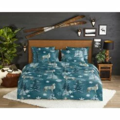 Good Morning Dekbedovertrek "Midnight" - Petrol - (240x220 Cm) -NL Beddengoed Verkoop 2024 1000065851 0101