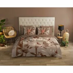 Good Morning Dekbedovertrek "Fuji" - Taupe - (200x220 Cm) -NL Beddengoed Verkoop 2024 1000065857 0101