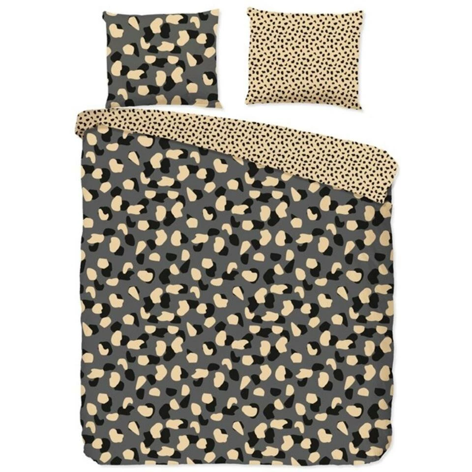 Good Morning Dekbedovertrek "Spotted" - Grijs - (200x220 Cm) 3 Good Morning Dekbedovertrek "Spotted" - Grijs - (200x220 Cm)