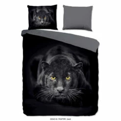 Pure Dekbedovertrek "Panter" - Zwart - (200x220 Cm)