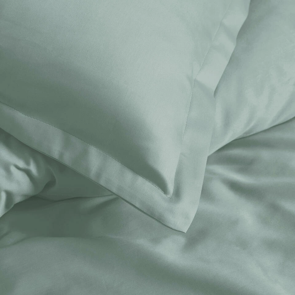 Cinderella Sundays - Dekbedovertrek - Satijn - 140x200/220 Cm - Mineral Green 5 Cinderella Sundays - Dekbedovertrek - Satijn - 140x200/220 Cm - Mineral Green - Afbeelding 3