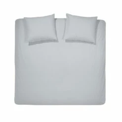 Cinderella Dekbedovertrek Flanel - 260x200/220 Cm - Lichtgrijs