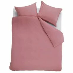 Ambiante Dekbedovertrek Uni Cotton Pink-2-persoons (200 X 200/220 Cm)